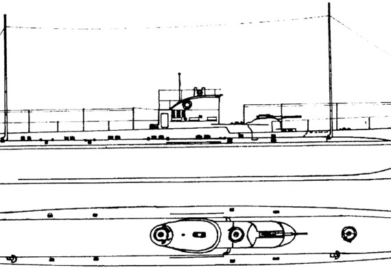 Submarine NMS Delfinul [Submarine] - Romania - drawings, dimensions, figures
